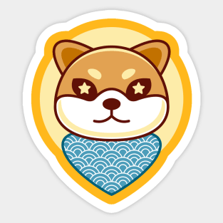 Cute Shiba Inu Sticker